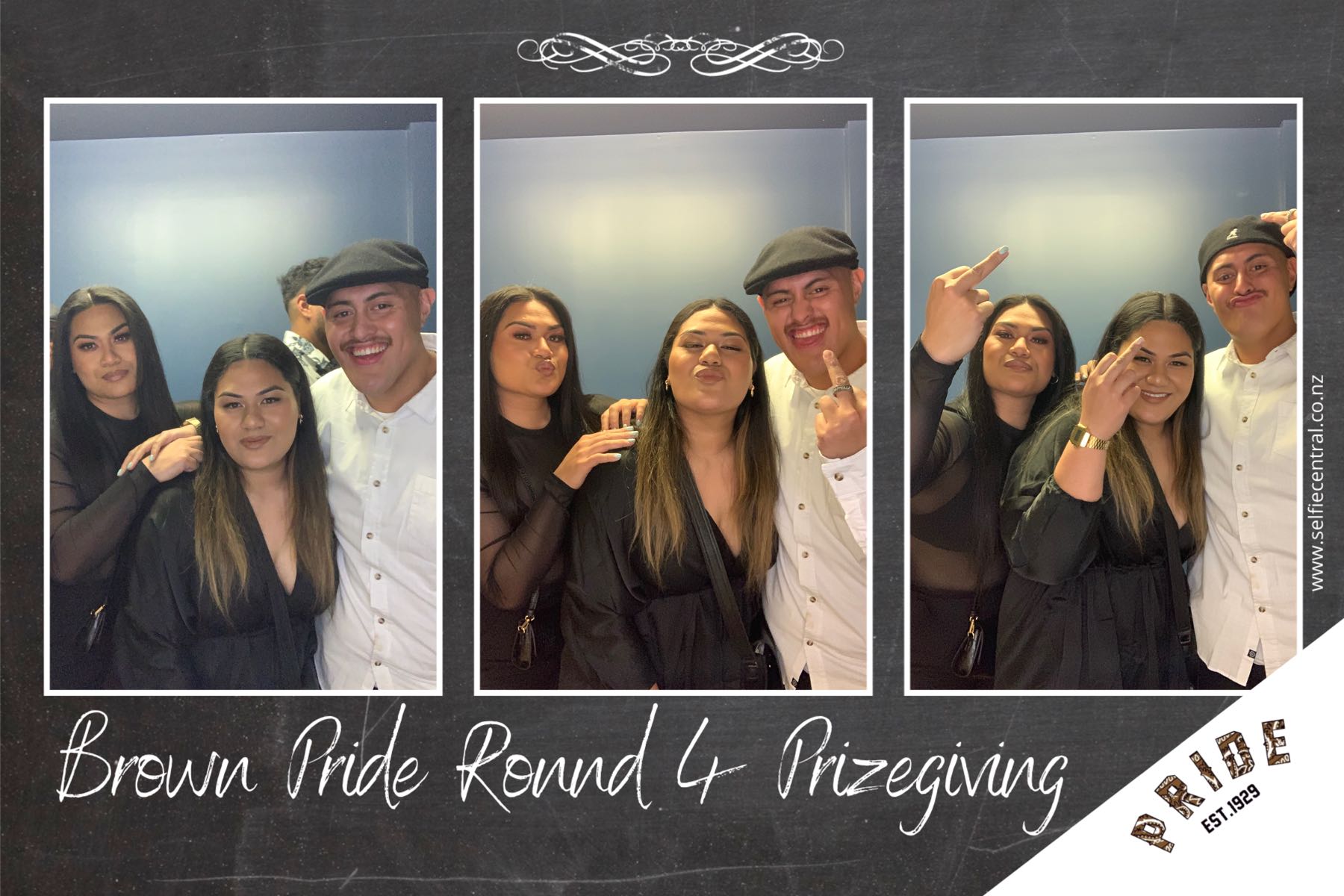 Brown Pride Round 4 Prize Giving | View more photos from the event at gallery.photobooth.co.nz/u/SelfieCentral/Brown-Pride-Round-4-Prize-Giving
